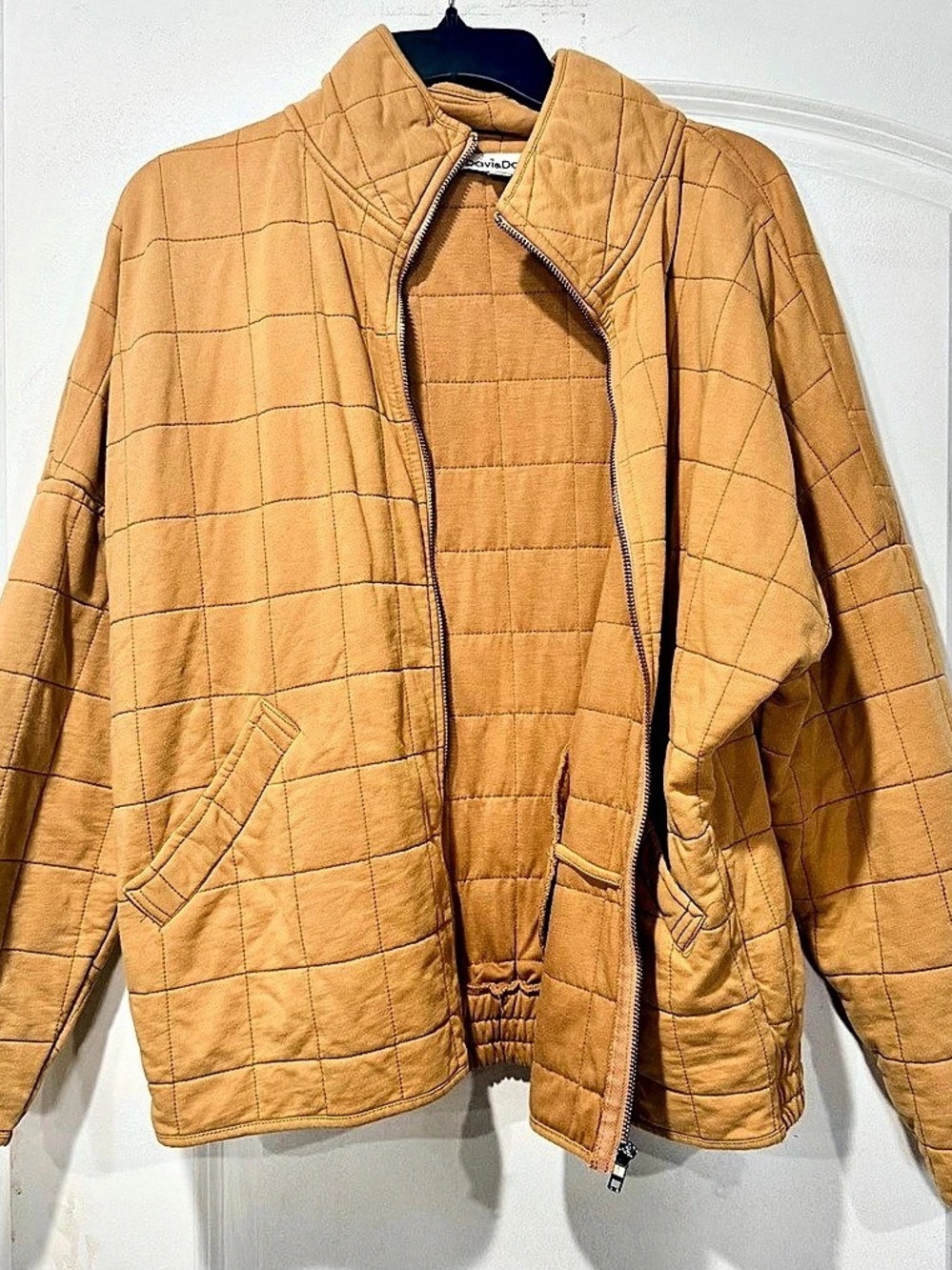 Quilted Jacket in Brown Like New